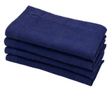 Dark Blue Linen Napkins