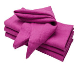Plain Linen Napkins - Set of 4