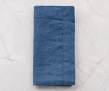 Blue Linen Napkins Set of 4