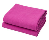 Magenta Pink Linen Dish Towels