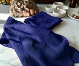 Magenta Pink Linen Dish Towels