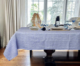 Plain Linen Rectangle Tablecloth