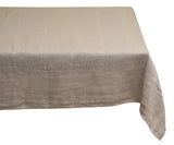 Plain Linen Rectangle Tablecloth