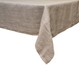 Plain Linen Rectangle Tablecloth