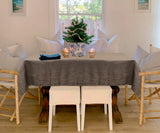Plain Linen Rectangle Tablecloth