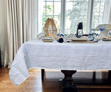 Plain Linen Rectangle Tablecloth