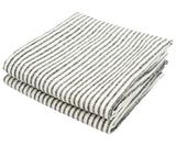 Black Linen Kitchen Towels