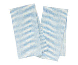 Blue Linen Kitchen Towels Set of 2