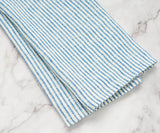 Blue Linen Kitchen Towels Set of 2