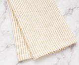 Natural Striped Linen Kitchen Towels