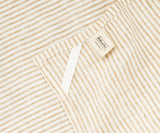 Natural Striped Linen Kitchen Towels