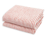 Red Linen Kitchen Towels Set of 2
