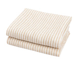 Natural Striped Linen Kitchen Towels