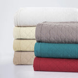 Linen Cotton Diamond Quilt, Full/Queen, 3 Colors