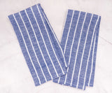 Blue Dish Towels - Ladder Stripe