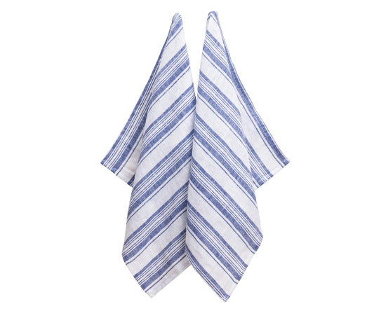 Blue Striped Kitchen Towels