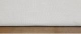 Logan Linen Textured Fabric Bed with Tall Channel Tufted Headboard and Modern Wingback Design