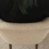 London Upholstered Solid Wood Full Back Dining Chair (Set of 4)