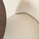 London Upholstered Solid Wood Full Back Dining Chair (Set of 4)