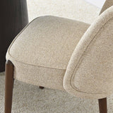 London Upholstered Solid Wood Full Back Dining Chair (Set of 4)