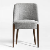 London Upholstered Solid Wood Full Back Dining Chair (Set of 2)