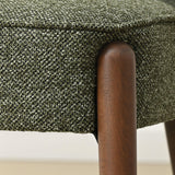 London Upholstered Solid Wood Full Back Dining Chair (Set of 4)