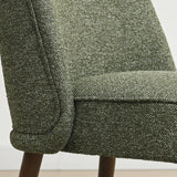 London Upholstered Solid Wood Full Back Dining Chair (Set of 4)