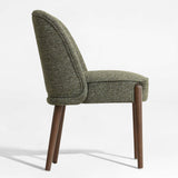 London Upholstered Solid Wood Full Back Dining Chair (Set of 4)