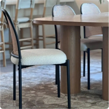 Baguette 86.5" Modern Rectangle Oak Large Dining Table
