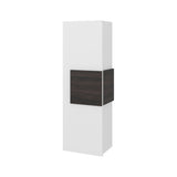 Vanguard Wall-Mounted Single Door Medicine Cabinet with 3 Interior Storage Shleves, Space-Saving Bathroom Storage Organizer with Concealed Shelving