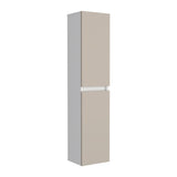 TUHOME High Two-Door Wall Cabinet with Interior Storage Shelf, Vertical Space-Saving Design for Bathrooms, Kitchens or Laundry Rooms, Functional Mounted Organization Unit for Everyday Essentials and Practical Home Storage