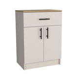 Tuhome Mayorca Multistorage Pantry Cabinet with Spacious Drawer, Double-Door Storage, Internal Tiered Shelves, Modern Home Kitchen Organizer for Small Appliances, Daily Essentials, and Functional Countertop Space