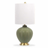 McMurray Green Textured Table Lamp - Clearance