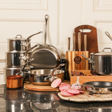 Mauviel M'COOK 5-Ply Stewpan, Cast Stainless Steel Handles