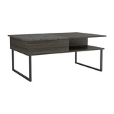 Tuhome Armin Lift-Top Coffee Table with One Shelf, Modern Design with Concealed Storage and Spacious Surface, Stylish and Practical Centerpiece for Living Room Organization and Décor
