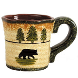 Rustic Bear Mug, Set of 4, 2 MOQ