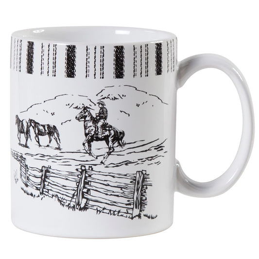 Ranch Life Horse Mug, Set of 4, 2 MOQ