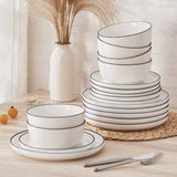 Mina 18 Piece Dinnerware Set