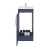 TUHOME Madrid Floorstanding Bathroom Vanity with Integrated Resin Sink and Spacious Storage Compartment, Modern Organization Cabinet for Towels, Toiletries and Essentials, Functional Contemporary Solution for Bathroom Spaces