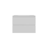 Opalo Wall-Mounted Floating Bathroom Cabinet Modern Design Featuring Ample Concealed Storage Space and Two Smooth Pull-Out Utility Drawers for Optimal Organization and Enhanced Utility