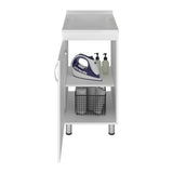 Darwin Freestanding Utility Tub and Sink Cabinet with One Door for Hidden Interior Storage for Laundry Rooms or Garage