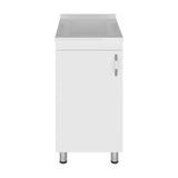 Darwin Freestanding Utility Tub and Sink Cabinet with One Door for Hidden Interior Storage for Laundry Rooms or Garage