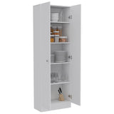 Lombardi Tall Cabinet with Five Drawers, Kitchen Pantry