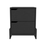 Luss Nightstand, Bedside Table with 2-Drawers