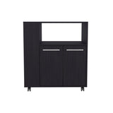 Kitchen Cart Eldon, Base Cabinet with Four Shelves