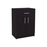 TUHOME Mayorca Multistorage Pantry Cabinet with One Drawer, Two Interior Shelves and Spacious Top Surface, Compact Kitchen Storage Organizer for Small Appliances, Supplies and Everyday Cooking Essentials