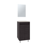 Brady Wall-Mounted Storage Cabinet for Bathroom Environments Featuring Integrated Mirror Door Face and Optimized Interior Organization with Two Shelves for Compact Functionality