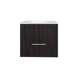 Hatta Modern Bathroom Vanity with Sleek Finish and Ample Storage Featuring One Concealed Cabinet Door Two Functional Pull-Out Drawers and One Open Lower Shelf Perfect Design for Optimized Utility