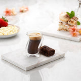 Pivot Double Wall Espresso Glasses, 2 oz