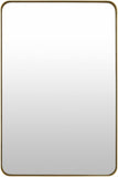 Tubii Gold Mirror with Iron Base